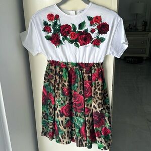 Dolce Gabbana NEW Flower Dress